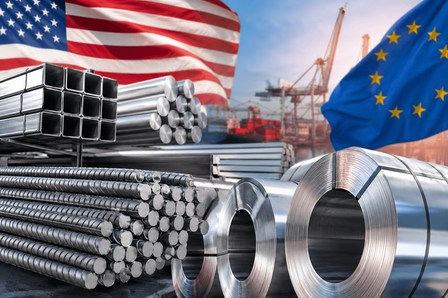 Dazi USA su acciaio e alluminio: impatto sul commercio tra Stati Uniti e Unione europea