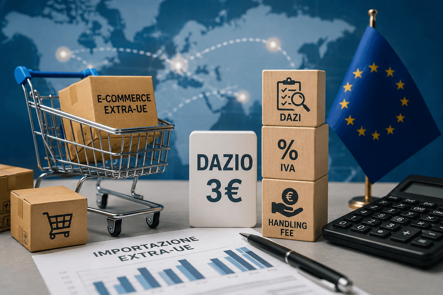 E-commerce extra-UE: dazi, IVA e handling fee sulle spedizioni – Centro Studi ARcom