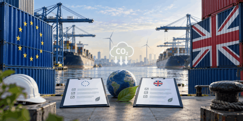 CBAM UK e UE a confronto sulle regole per le emissioni delle merci importate